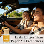 Car Air Fresheners (Honor & Glory), 2 Packs Hanging Car Fragrance Diffuser | Auto Odor Eliminator, Opulent & Inviting Scent
