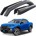 Goodyear Shatterproof in-Channel Window Deflectors for Hyundai Santa Cruz 2022-2026, Rain Guards, Window Visors for Cars, Vent Deflector, Car Accessories, 4 pcs - GY008454