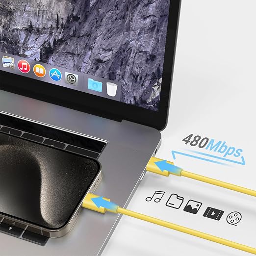 3FT Car Carplay Cable for iPhone 17 16 15 Cable USB to USB C Cable[Apple MFi Certified] USB C Carplay Cord,iPhone 17 Charger Cord,iPhone 16 Car Charger,USB to Type C Cable Car Charging Cable