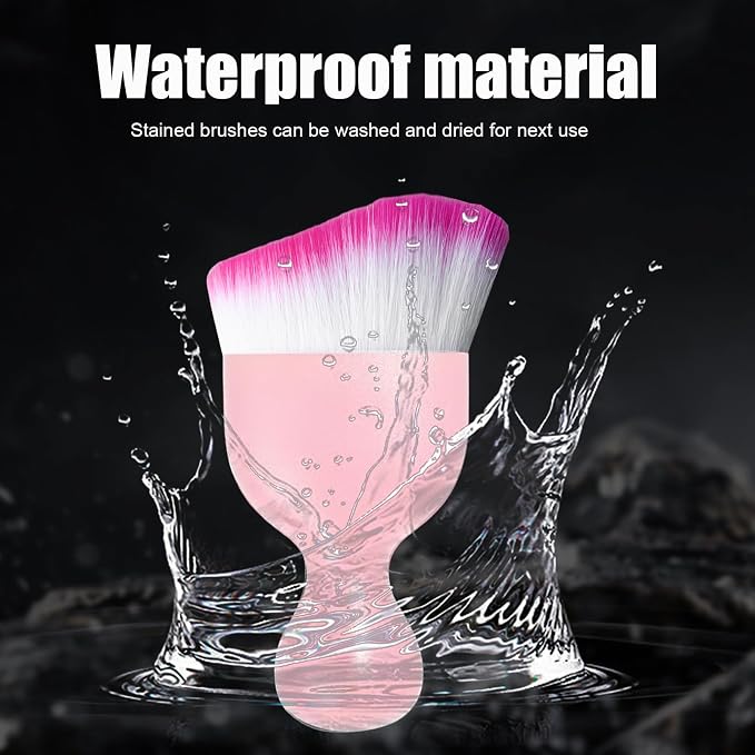 Car Detailing Brush, Curved Soft Bristles Auto Removal Dust Collectors, Universal Vehicle Dashboard, Air Conditioner Vents etc Interior Cleaning Tool Accessories (Pink/White/Red)
