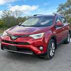 in-Channel Window Visors Vent Deflectors Rain Guards for Toyota RAV4 2013-2018, Wind Visor Sun Shade Front Rear SUV Car Accessories Dark Smoke Tint 4pcs