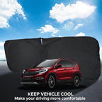 for 2026 CRV Windshield Sun Shade Sunshade Foldable Custom Fit 2023 2024 2025 Honda CR-V Accessories Windshield Cover Front Window Shield Blocks UV Rays and Heat Car Interior Protector