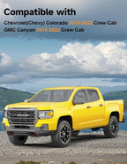 in-Channel Window Rain Guards Fit for Chevy Colorado/GMC Canyon 2015-2022 Crew Cab Extra Durable Window Deflectors Vent Visors Shades Car Accessories Visors Rain Guards -4 pcs