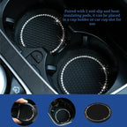 Car Cup Holder Expander，VIVURA 2-in-1 Multifunctional Car Cup Holder, Dual Cup Storage, Compatible with Hydro Flask, Yeti, Nalgene, 32/40 oz Large Bottle Drink Cups