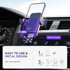 Wireless Car Charger,【7 Colored RGB Backlit】 15W Auto Clamping Phone Holders for Your car fit for iPhone 16 15 14 Mini Pro Max, Samsung Galaxy S25 Ultra S24 S23+, etc, Fathers Day for Gifts