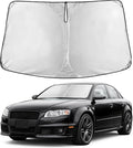Windshield Sunshade Compatible for Audi RS 4 2005-2006 2007 2008, Sun Visor for Front Windshield & Window Sun Shade Cover, UV Heat Blocker & Protector, Car Accessories
