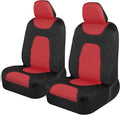 AquaShield Waterproof Front Seat Covers, Red Seat Covers for Cars – Neoprene Front Car Seats Cover, SUV Seat Covers Protector - Car Interior Cover for Auto, Trucks, & Dog Owners