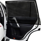 Car Window Shades, 2 Pack Breathable Mesh Side Sun Shades, Stretch Screens for Baby/Camping, Heat Block UV Protection, Back Window Covers for Car, Truck, SUV, Van (XL 63' x28'')