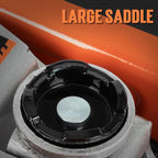 Low Profile Car Jack, 2.5 Ton (5,000 lb) Hydraulic Trolley Floor Jack for Garage, Home, Shop, Lifting Range 3.35" to 14.57", Orange