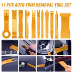 238Pcs Trim Removal Tool, Auto Push Pin Bumper Retainer Clip Set Fastener Terminal Remover Tool Adhesive Cable Clips Kit Car Panel Radio Removal Auto Clip Pliers, Yellow