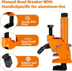 BESTOOL Manual Tire Bead Breaker with Rubber Pad, Tire Change Tool for Aluminum Alloy Hubs, ATV Tire Operation, Tractors, Trucks, Cars, Heavy Duty Tires Car Repair