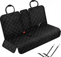 Dog Car Seat Cover for Back Seat, Waterproof 600D Oxford Pet Seat Protector for Cars SUVs Trucks, Heavy Duty Non-Slip Rear Bench Cover, Machine Washable Scratchproof - Black