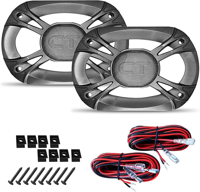 CT Sounds BIO-4X6-COX 4x6 Inch Coaxial Car Speakers, 160 Watts Max, Pair