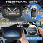 Car Radio Stereo for Toyota RAV4 2006-2012, CarPlay & Android Auto, 4+64GB | Android16, 8" RAV4 Replacement Stereo, WiFi 6, BT 5.4, Supports GPS, SWC, OBD and TPMS, Custom Backgrounds