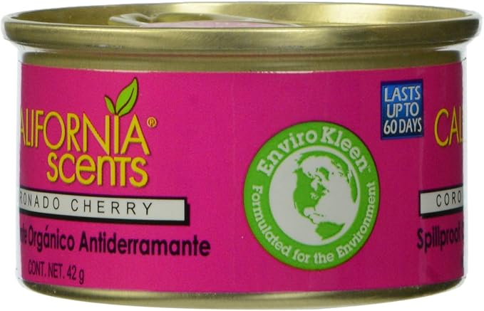 Spillproof Organic Air Fresheners, Coronado Cherry, 1.5 Ounce Cannister