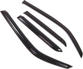 WD2-410 Dark Smoke 4 Pcs Set Window Visor (Outside Mount) Deflector Rain Guard Compatible with 2010-2016 Toyota 4Runner