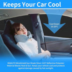 for Subaru Impreza Windshield Sun Shade Fit for Crosstrek Baja XV Crosstrek 2012-2025 Foldable Sunshade Car Sun Visor Cover Protector 210T Reflective Shade Blocks UV Rays Car Accessories L