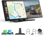 OTTOCAST ScreenFlow 11.4" Wireless Apple CarPlay & Android Auto Screen | Pre-installed Netflix/YouTube, HD Split-Screen, 1080P Backup Camera, Dual WiFi & Bluetooth | Universal for Car/SUV/Truck