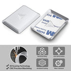 Polodunn for Honda Civic 2022-2025, for Accord/HRV/CRV 2023-2025, for Acura Integra 2023 2024 - Hazard Warning Light Push Button Cover, Emergency Flashers Trim Accessories (Silver)