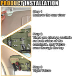 Tactical Molle Car Sun Visor Organizer, Large Molle Visor Panel Storage Pouch Holder, Tactical Gear Truck Storage Shelf, 600D Car Sunshade Storage Bag for Large Vehicle (Army Green)