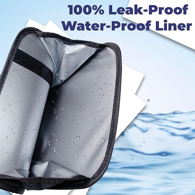 Car Trash Can, 2.8 Gallons Foldable Car Garbage Can, Collapsible Hanging Car Trash Bin for Car Seat, Leakproof Garbage Bags, Car Interior Accessories