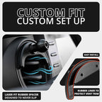 Tackform Link Vent Phone Mount Compatible with 2016-2023 Toyota Tacoma and 2014-2021 Toyota Tundra | Aluminum | Zero Slip, Anti-Scratch | Universal Holder Compatible with iPhone, Galaxy, More | Red