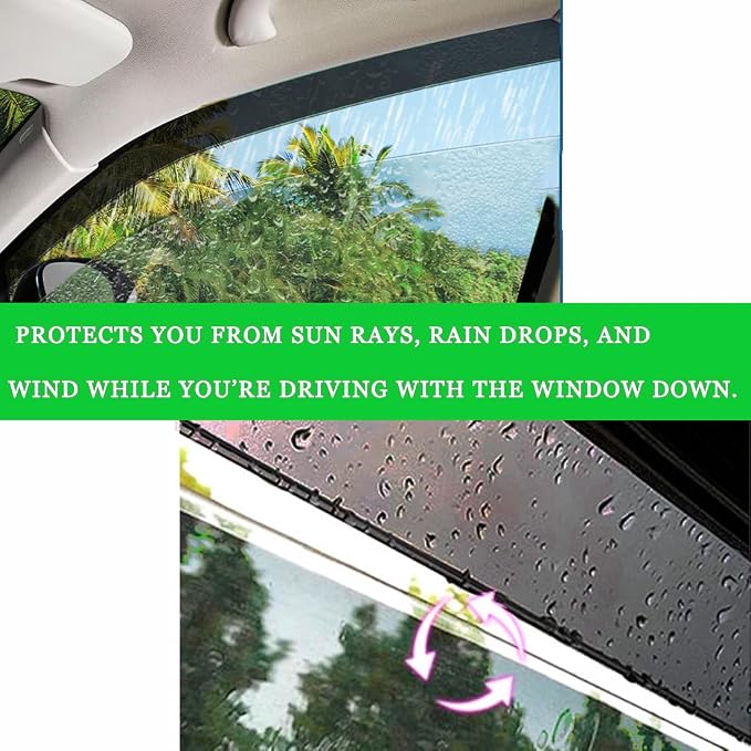 Window Visors Rain Guards for Honda CRV 2017-2022 Side Car Window Deflectors Vent Visor Sun Shade SUV Accessories 4PC Smoke Tinted