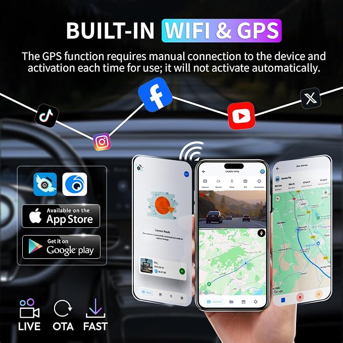 OEM Style Front Dash Cam for Hyundai Ioniq 6 2023-2025 | Front 4K, 64GB Card,(Must have an auto-dimming rearview mirror), Hidden Design, Plug&Play, Easy Install