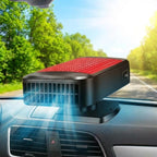 Car Fan for Vehicle, 2-in-1 Portable Car Defroster Heater & Cooling Fan, 12V Auto Heater Defogger with Hot & Cold Wind, 360° Rotatable Car Heater for Truck SUV Sedan