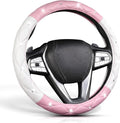 Pink Steering Wheel Cover, Auto Cute Girly Car Interior Accessories Coquette Aesthetic Decoration Stuff