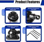 2 Ton Spiral Car Jack with Telescoping Handle - Swivel Top Mechanical Bottle Jack, 7.08"-15.35" Lift, Compact Fit for Toyota/Chevy Trucks