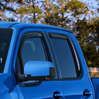 Goodyear Shatterproof in-Channel Window Deflectors for Nissan Frontier 2022-2026 Crew Cab, Rain Guards, Window Visors for Cars, Vent Deflector, Car Accessories, 4 pcs. - GY007960