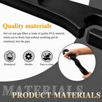 2-Pack Car Seat Gap Filler Compatible with Subaru Outback, Forester, Crosstrek, Ascent & Solterra Accessories, Seat Gap Organizer with Emergency Glass Breaker & 2 Sunglasses Holders, Black