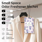 20 Pack Lavender Scented Sachets - Drawer & Closet Air Freshener Bags, Natural Odor Eliminator for Car, Home, Bedroom, Office & Travel