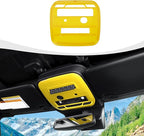 for Bronco Front Reading Light Panel Trim Cover Compatible with 2021-2025 Ford Bronco Interior Accessories 2-Door 4-Door, Yellow (with AUX Switches)