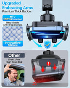 【Upgraded Strongest Suction & Pro Military-Grade】Ultimate Car Phone Mount【360°Rotatable Suction】Cell Phone Holders Truck Stand for Dashboard Windshield Vent for iPhone 17 Pro Max 16 Samsung,Dark Grey