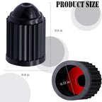 50PCS Tire Valve Stem Caps, The Upgraded Version Plastic Air Caps Cover, with O-Ring Rubber Seal, Universal Tyre Valve Dust Caps for Cars, SUV, Trucks, Bikes, Motorcycles, Bicycles(Black)