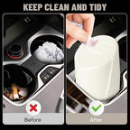 Car Trash Can Bin with Lid - 2 Packs Car Garbage Can Cup Holder - Cream Mini Leakproof Vehicle Garbage Bin with 40pcs Trash Bags-Automotive Organizers and Storage for Front Back Seat Accessories