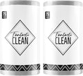Microfiber Cleaning Cloth Rolls- 150 Sheets (2 Rolls of Grey) | 12'' by 12'', Super Absorbent, Lint-free, Tear-away Microfiber Towel Roll, for All-Purpose Cleaning