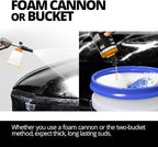 High Foam Vehicle Shampoo (32 oz. Bottle) - pH Neutral Premium Car Wash Soap - Ceramic Coating Prep and Maintenance - Citrus Scent - Maximum Suds