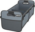 Trunk Organizer for Car - 70L Collapsible Car Storage with 11 Pockets & Reinforced Handles, SUV Trunk Organizers for Grocery Cargo(Grey)