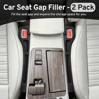 Car Seat Gap Filler Organizer for BMW X3 X5 X7 X1 3 5 7 Series 320i 328i 330i 325i 520i 530i 528i 540i 550i 2027 2026-2000 Plug With Storage Slot Strip No-Drop Seat Side Gap with Phone Holder - 2 Pack