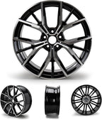 New 19'' x 8" Aluminum Alloy Wheel Rim Compatible with 2019 2020 2021 2022 2023 BMW 530i 530e 540i M550i, Factory Replacement Rim, Direct Fit, OEM Design Replacement Rim