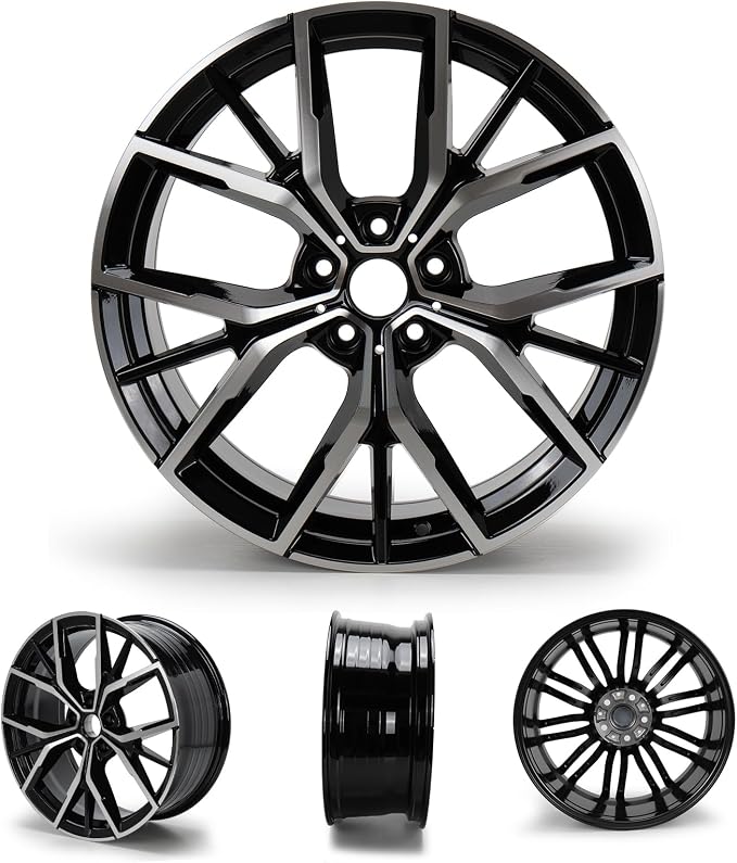 New 19'' x 8" Aluminum Alloy Wheel Rim Compatible with 2019 2020 2021 2022 2023 BMW 530i 530e 540i M550i, Factory Replacement Rim, Direct Fit, OEM Design Replacement Rim