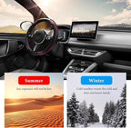 Car Steering Wheel Cover, 15 Inch Anti-Slip Stretch Leather Steering Wheel Protector, Comfortable Breathable Sporty Steering Wheel Cover for Women Men, Car Accessories (Wine Red)