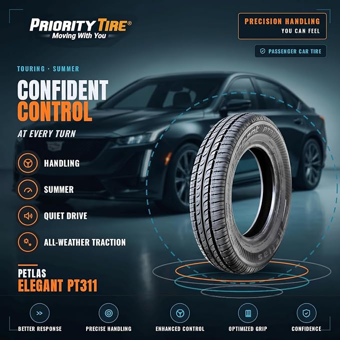 Elegant PT311 Summer 165/80R15 87T Passenger Tire