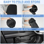 300T Universal Car Windshield Sun Shade, Foldable Reflective for Windshield & Window Shades with Overlapping Design, Car Interior Accessories (57" L x 36.2" W)