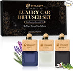 Car Air Freshener 3 Pack - 1 Way, Dream On, Cabana Hotel Collection Diffuser Oil Inspired The One Hotel, Car Fresheners for Women & Men, 45+ days Long Lasting, 0.27 FL OZ/8ML