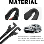 2 Pack Bendable Car Seat Gap Filler Organizer,No Drops Car Seat Gap Plug with Storage Slot Extra Space, Easy Install Universal Cars Gaps Seats Filler Cars Accessories