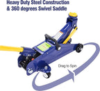 A A IN 2 Ton Heavy Duty Floor Jack,Hydraulic Low Profile Trolley Service Jack,Blue